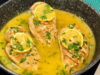 دجاج باليمون