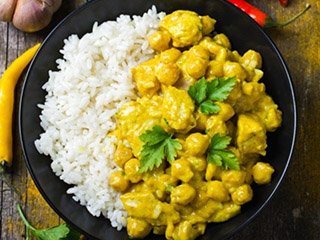 دجاج بالزعفران